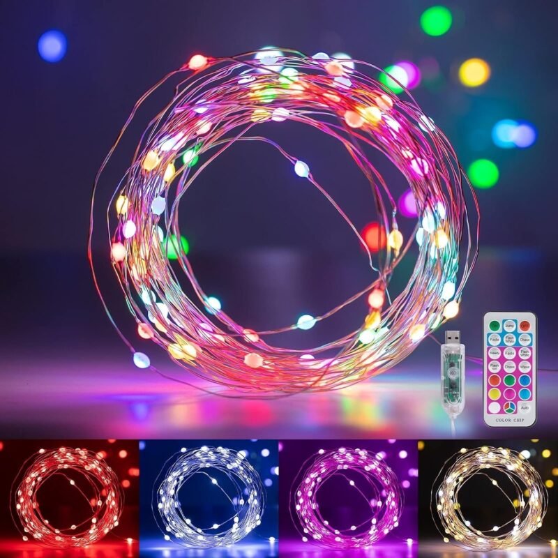 The DreamWeave 33' | USB Color-Changing Fairy Lights